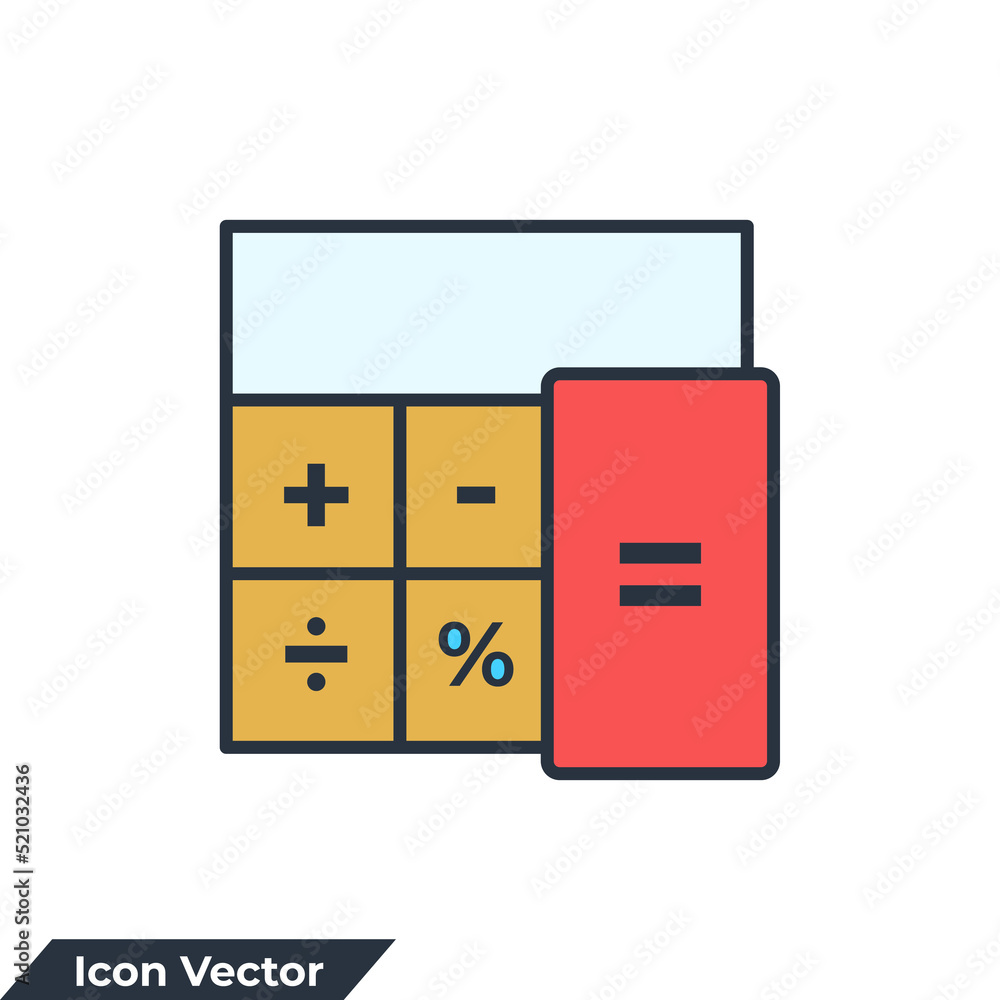 mathematic icon logo vector illustration. calculator symbol template for graphic and web design collection mathematic icon logo vector illustration. calculator symbol template for graphic and web design collection