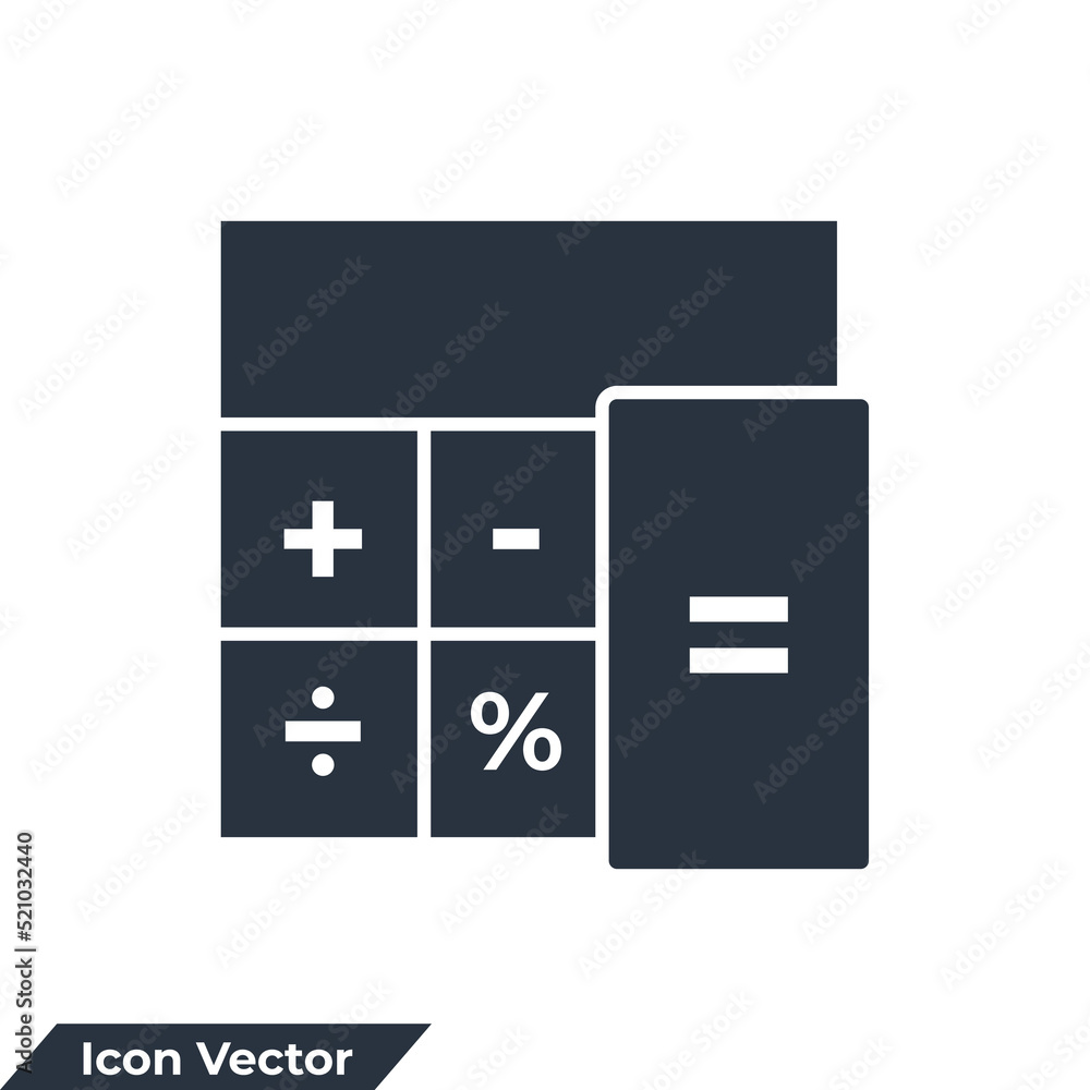 mathematic icon logo vector illustration. calculator symbol template for graphic and web design collection mathematic icon logo vector illustration. calculator symbol template for graphic and web design collection