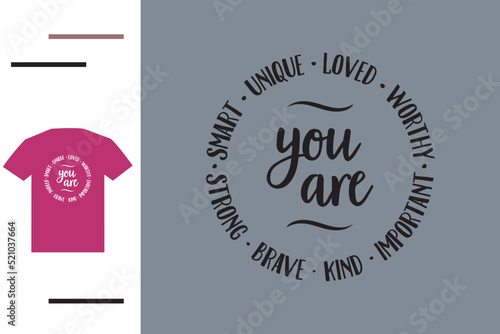 Motivational quote t shirt design