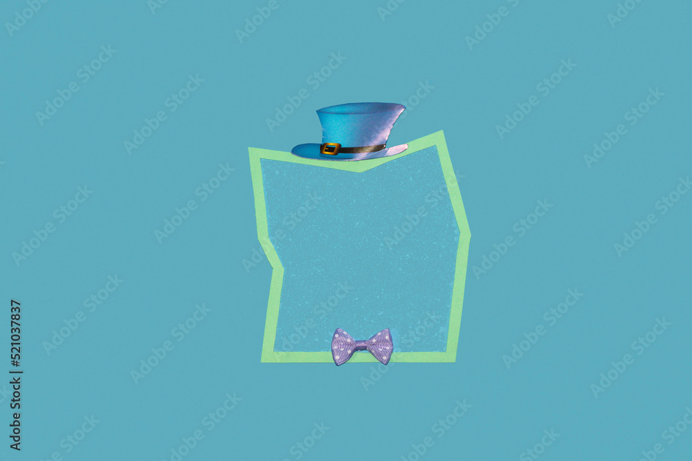 frame with hat and bow, copy space, creative art design, Mr. frame
frame with hat and bow, copy space, creative art design, Mr. frame