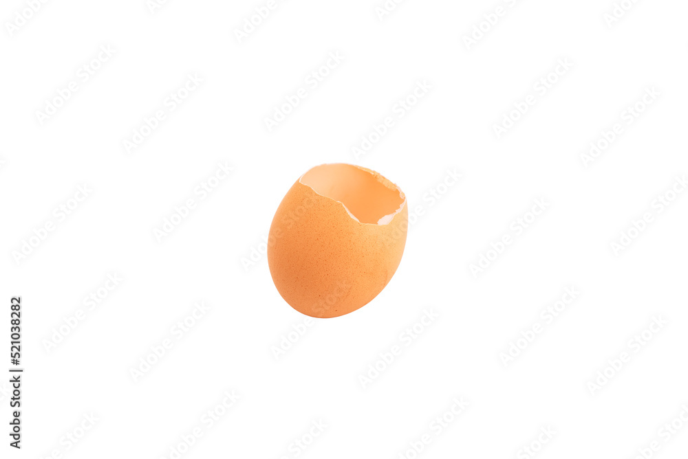 Broken chicken egg on a white background. Fresh chicken egg Broken chicken egg on a white background. Fresh chicken egg