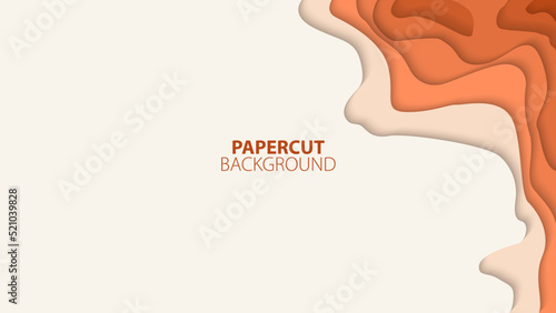 Illustration vector graphic of valley carving texture. Vertical banners with 3D abstract background and paper cut shapes. good for business presentations, poster background, invitation, book cover.