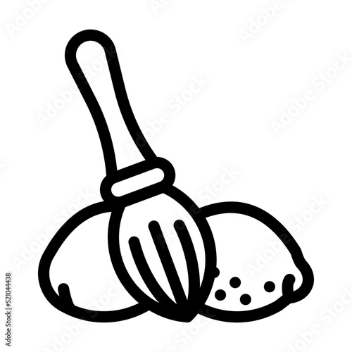 manual lemon squeezer line icon vector. manual lemon squeezer sign. isolated contour symbol black illustration