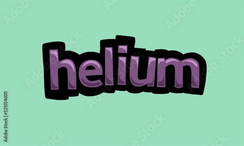 HELIUM background writing vector design