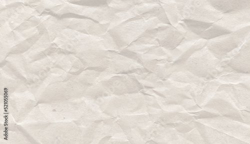 Fototapeta Naklejka Na Ścianę i Meble -  Crumpled paper texture background for various purposes. White wrinkled paper texture