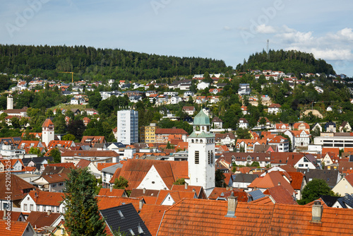 Stadtzentrum von Albstadt-Tailfingen im Zollernalbkreis
