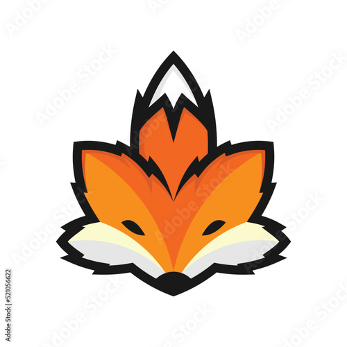 cannabis fox leaf logo
