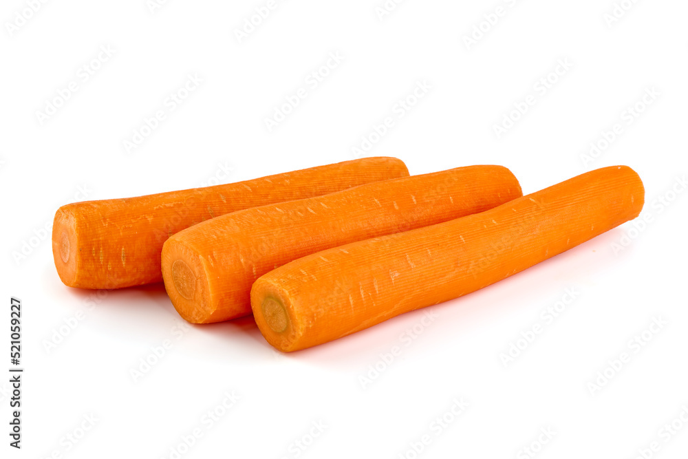 Fresh Carrots, isolated on white background. Fresh Carrots, isolated on white background.