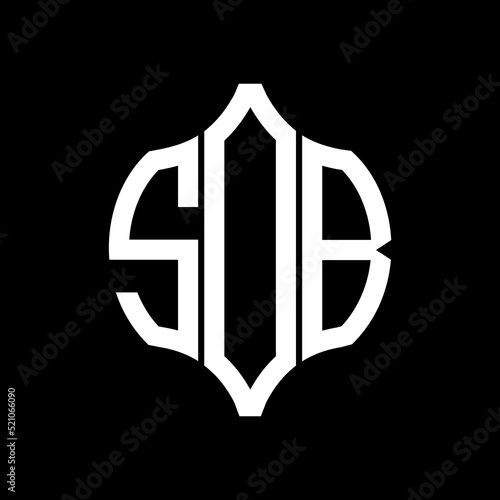SOB letter logo. SOB best black background vector image. SOB Monogram logo design for entrepreneur and business.