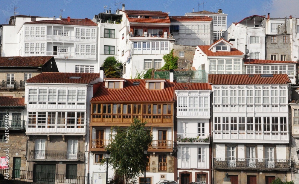 Casas tradicionales de Betanzos, Galicia Casas tradicionales de Betanzos, Galicia