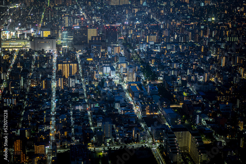 東京の街並み（東京スカイツリーから撮影）