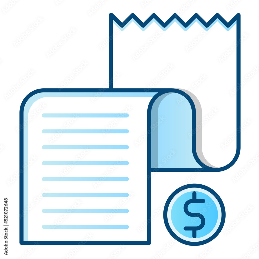 Obraz premium Shopping list icon