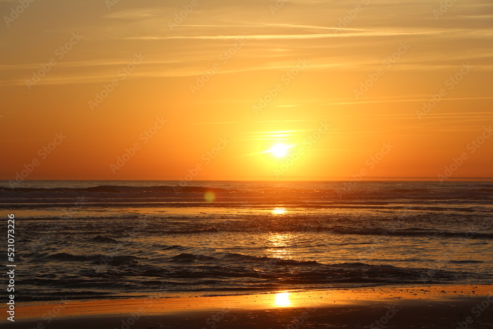 Fototapeta premium sunset on the beach