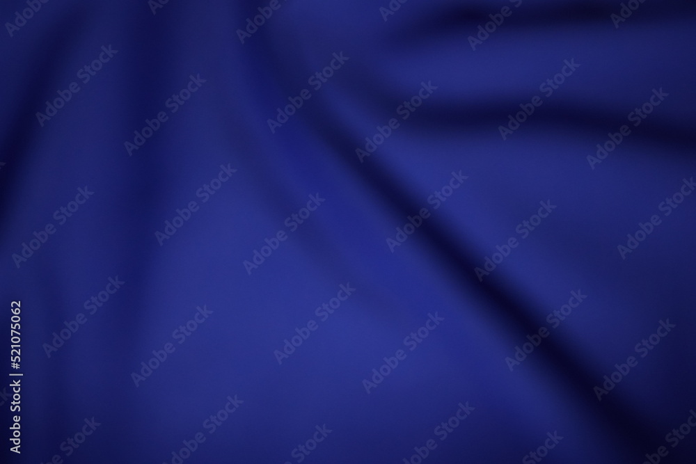 Elegant abstract dark blue fabric background or soft fabric texture wave Elegant abstract dark blue fabric background or soft fabric texture wave