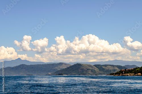 vVew of the sea from the mountain at Angra dos Reis town, State of Rio de Janeiro, Brazil. Taken with Nikon D5100 18-55mm lens, at 52mm, 1/400 f 10.0 ISO 100. Date: Mar 16, 2014 photo