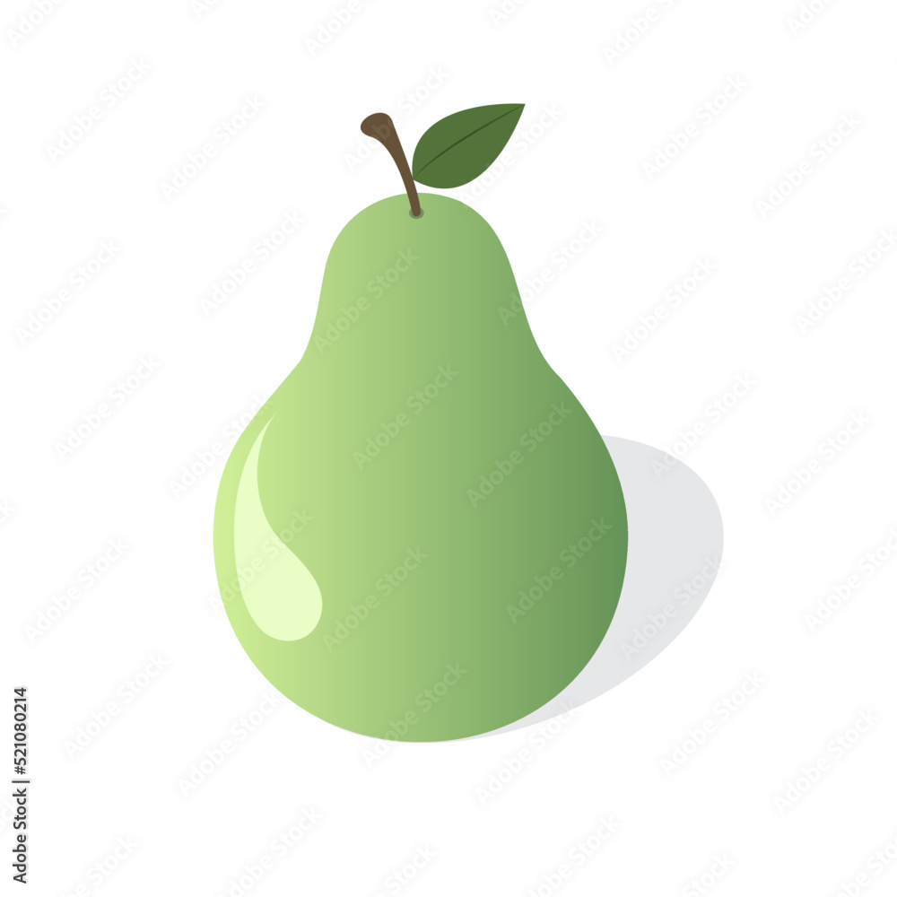 pear isolated on white background pear isolated on white background