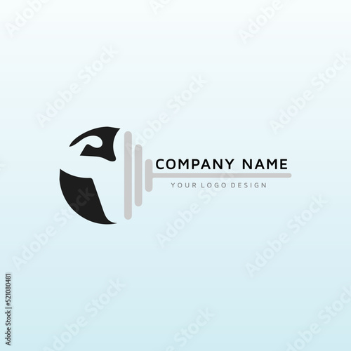 Logo for a power lifting gym