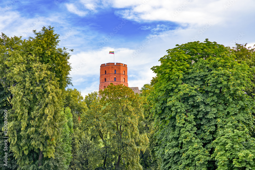Tower of Gediminas castle. Lithuania
