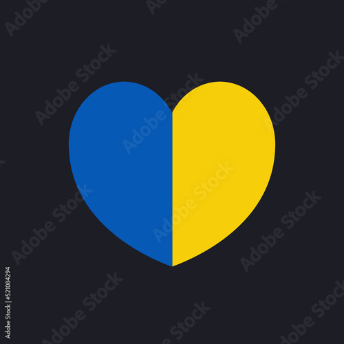 Free Download Ukraine heart love flag peace vector logo symbol on alpha transparent background - Stop war, no war, conflicts, make peace, stop fights - GFXLoad