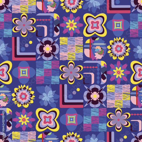 geometry abstraction doodles flowers