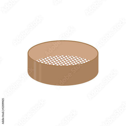 Confectioner sieve icon.  confectioner sieve vector icon for web design isolated on white background