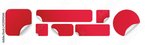 Set of vector red starburst, sunburst badges. Simple flat style vintage labels, stickers. Free Download Set of vector red starburst, sunburst badges. Simple flat style vintage labels, stickers. - GFXLoad
