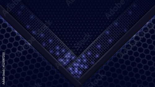 Abstract blue silver luxury textured background