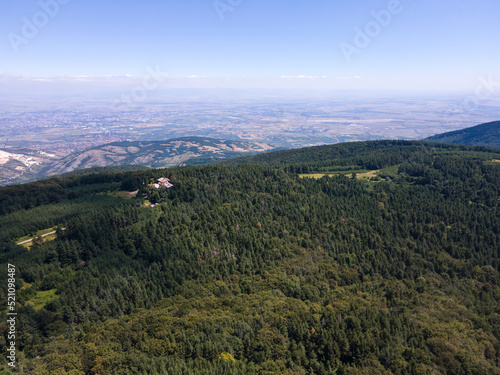 Aerial view of Koprivkite area at Rhodopes Mountain, Bulgaria © Stoyan Haytov
