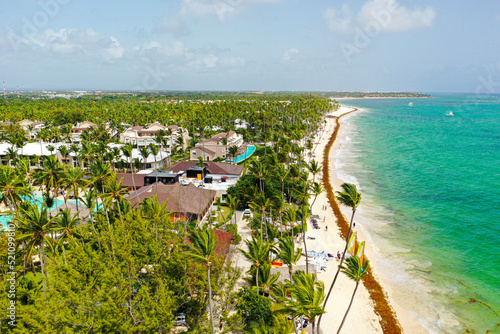 Aerial View of Punta Cana, Dominican Republic