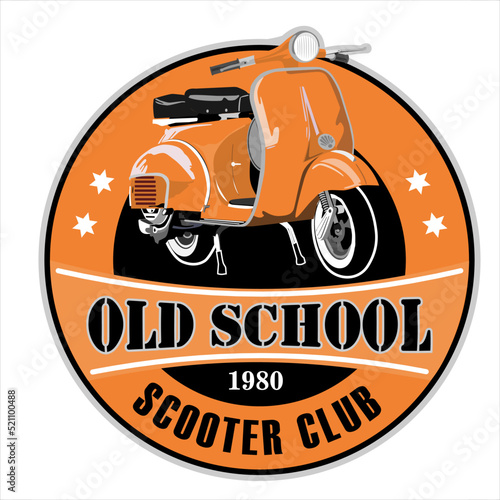 Old School Scooter Club badge