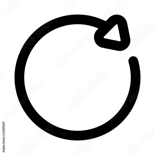 reload icon outline style