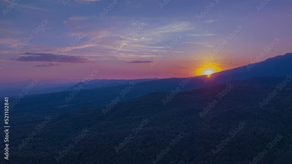Sunset at the Mountains Sunset at the Mountains