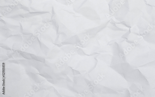 Seamless white crumpled paper textured background. Crumpled paper texture