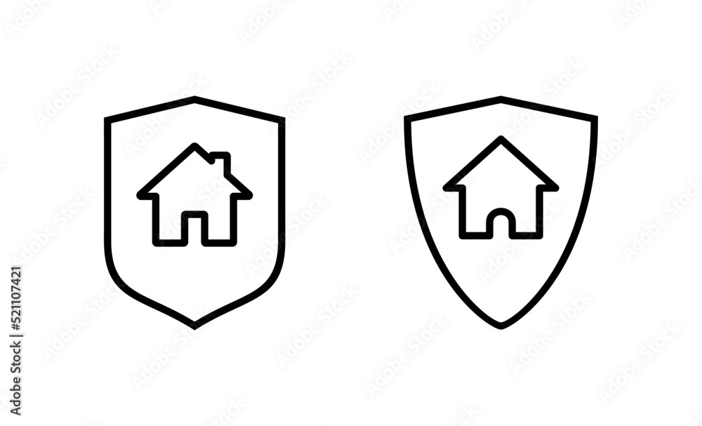 house insurance icon vector. house protection sign and symbol house insurance icon vector. house protection sign and symbol