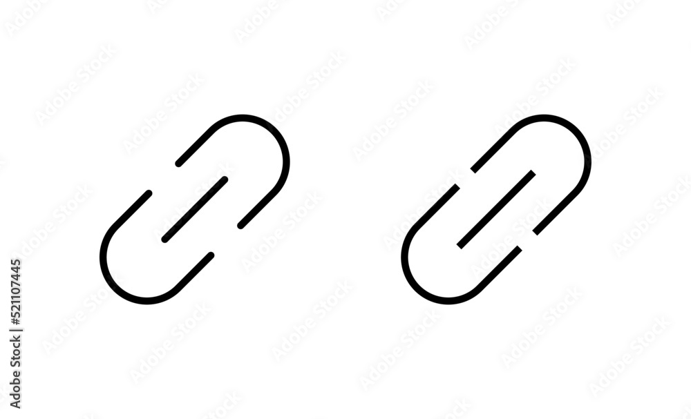 Link icon vector. Hyperlink chain sign and symbol