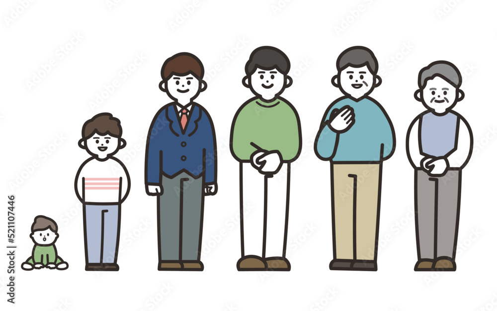 男性各世代セット 男性各世代セット