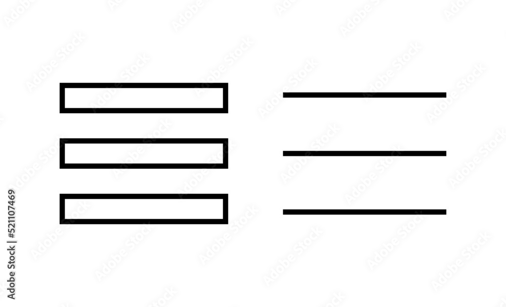 Menu icon vector. web menu sign and symbol. hamburger menu symbol Menu icon vector. web menu sign and symbol. hamburger menu symbol