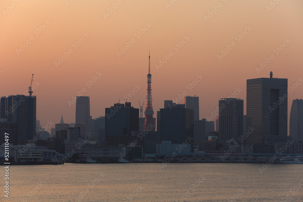 Fototapeta premium dusk in tokyo