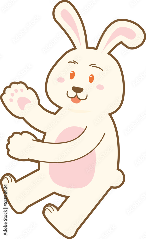 Floating rabbit (white), year of the rabbit, 2023 Floating rabbit (white), year of the rabbit, 2023