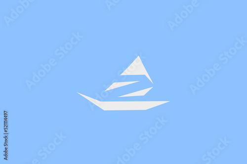 Free Download Illustration vector graphic of Sailing boat with letter Z - GFXLoad