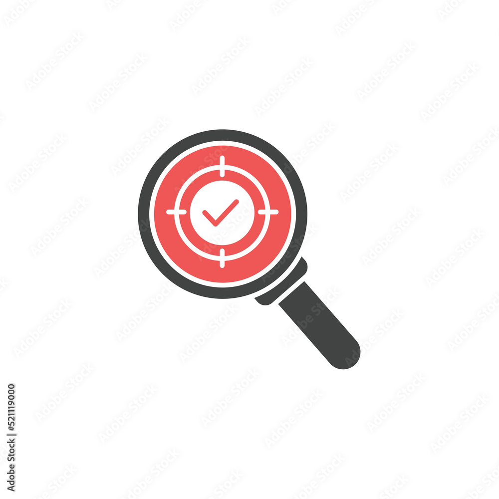 Seo Targeting icons  symbol vector elements for infographic web