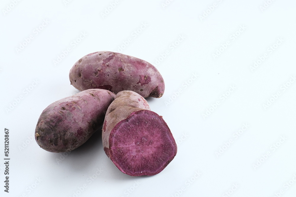Purple Sweet Potato (ubi ungu), food preparation Purple Sweet Potato (ubi ungu), food preparation
