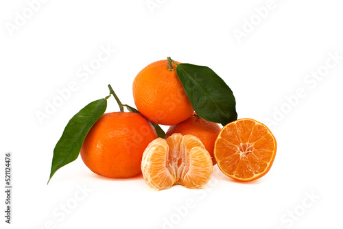 Tangerine, clementine or mandarin orange fruit