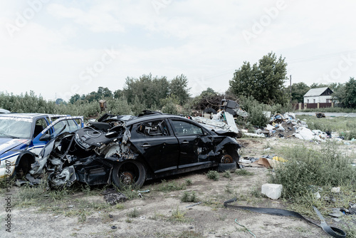 Treasury of viewed cars after the invasion of Ukraine by Russians