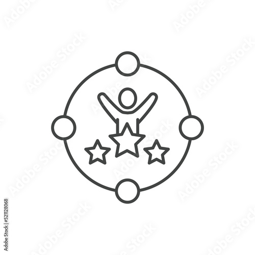 circle, worker, responsibility icons  symbol vector elements for infographic web