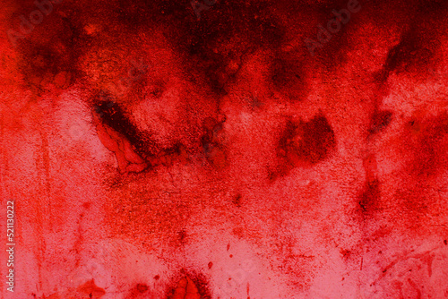 Abstract Cement Wall Background. Spooky and Scary wall Red Background. Horror Concept 
