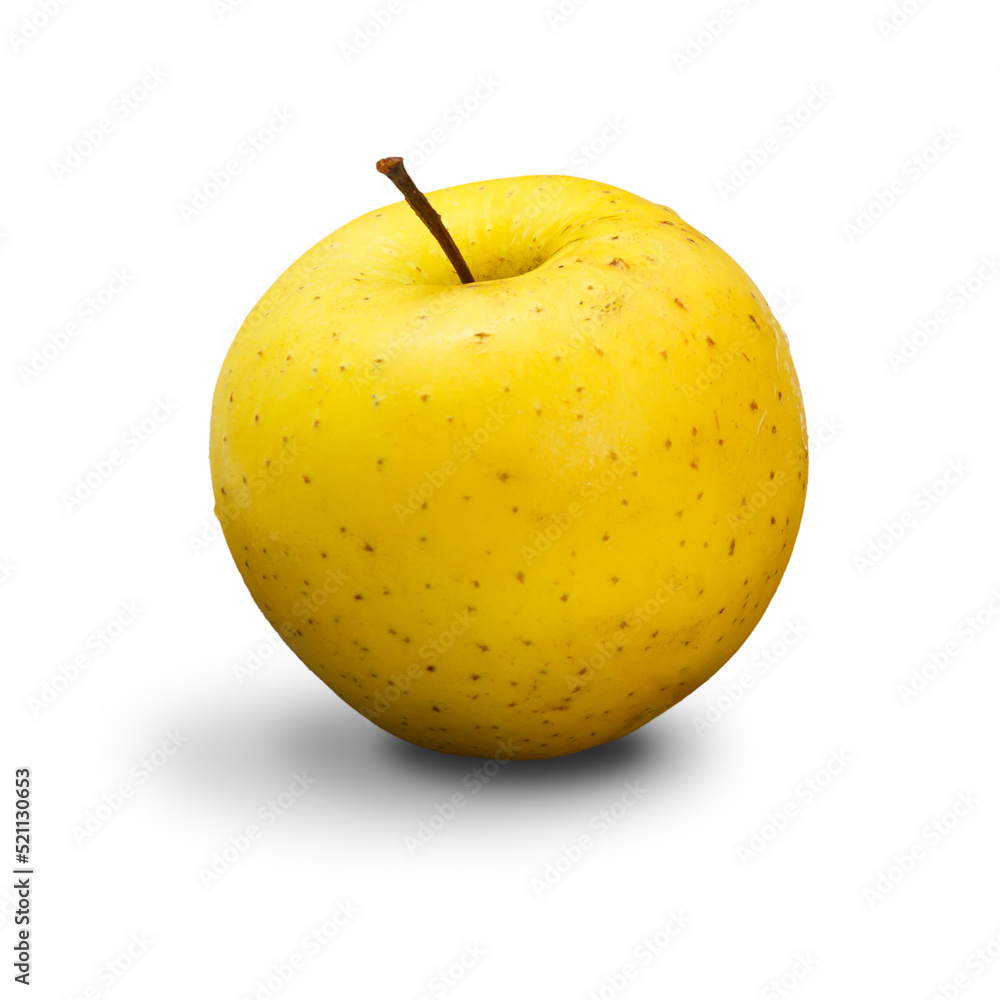 Apple fruit on the white isolated background.