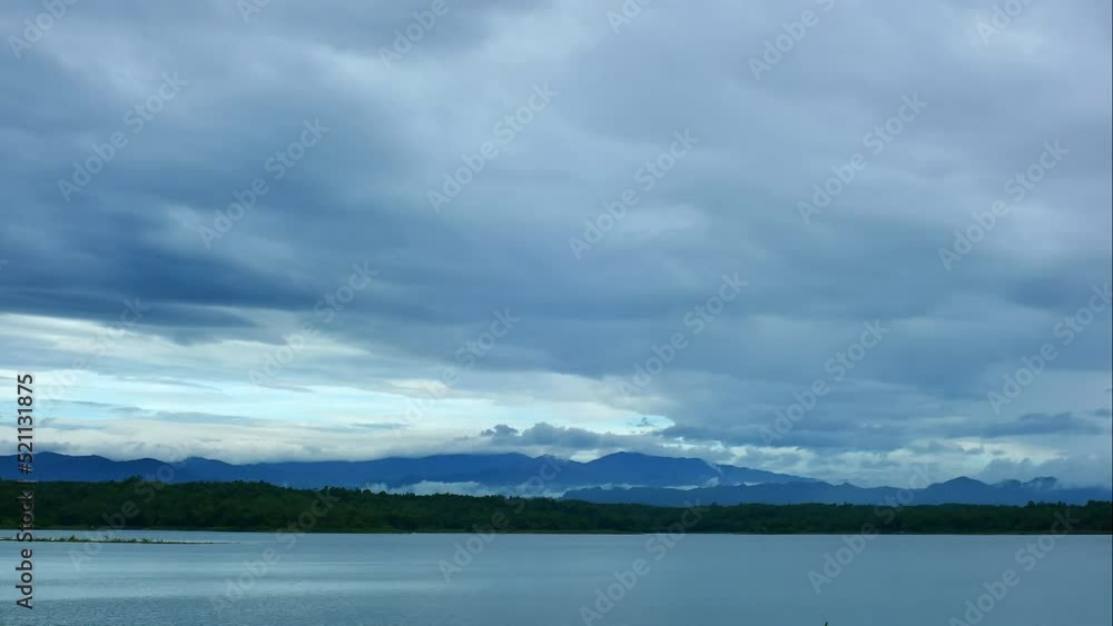 Time Lapse of the clouds moving across the sky above the Kiew Kor Mah reservoir, Ban Huai Sanao Village, Pong Don Sub-district, Chae Hom District, Lampang Province, Thailand Time Lapse of the clouds moving across the sky above the Kiew Kor Mah reservoir, Ban Huai Sanao Village, Pong Don Sub-district, Chae Hom District, Lampang Province, Thailand