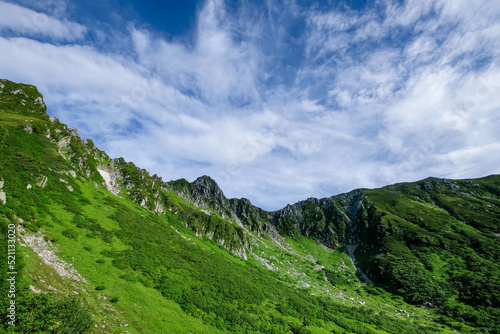 長野県中央アルプス木曽駒ヶ岳