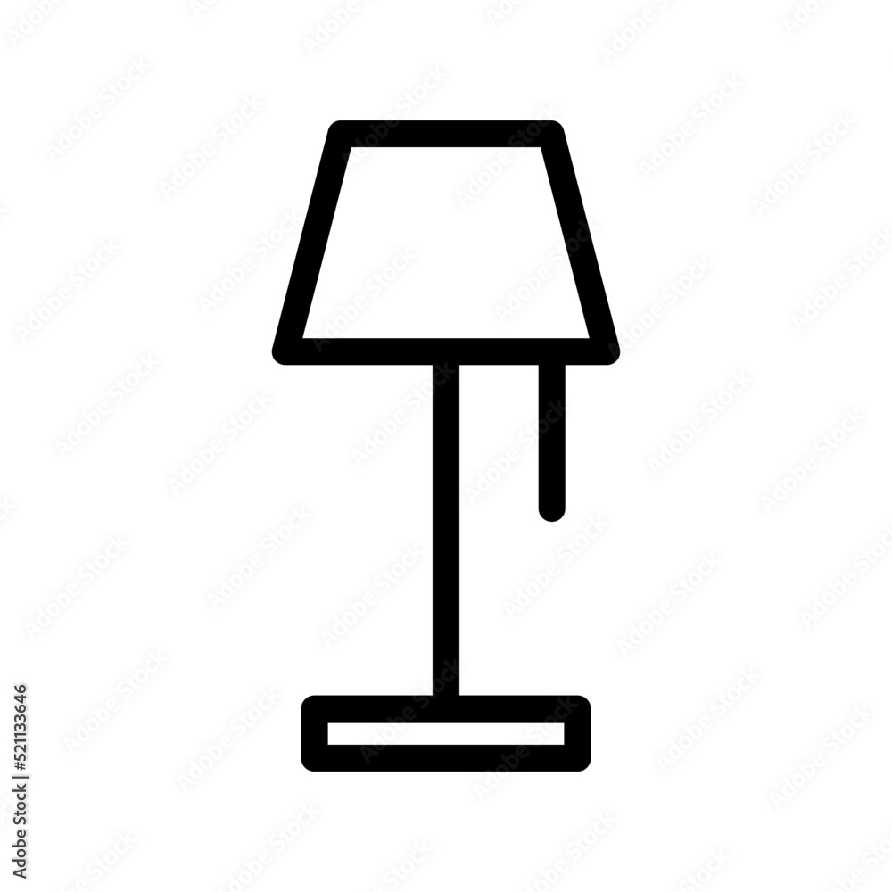 Stand lamp icon template Stand lamp icon template